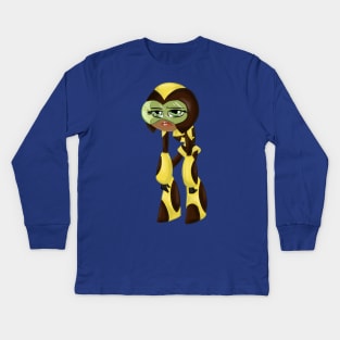 DC Super Hero Girls Bumblebee Kids Long Sleeve T-Shirt